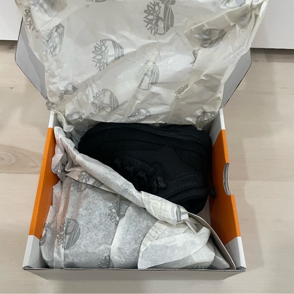 NEW Timberland Toddler Infant Size 6 Converge Mid Hiking Boots TB0A63CY001 Black - Picture 4 of 12